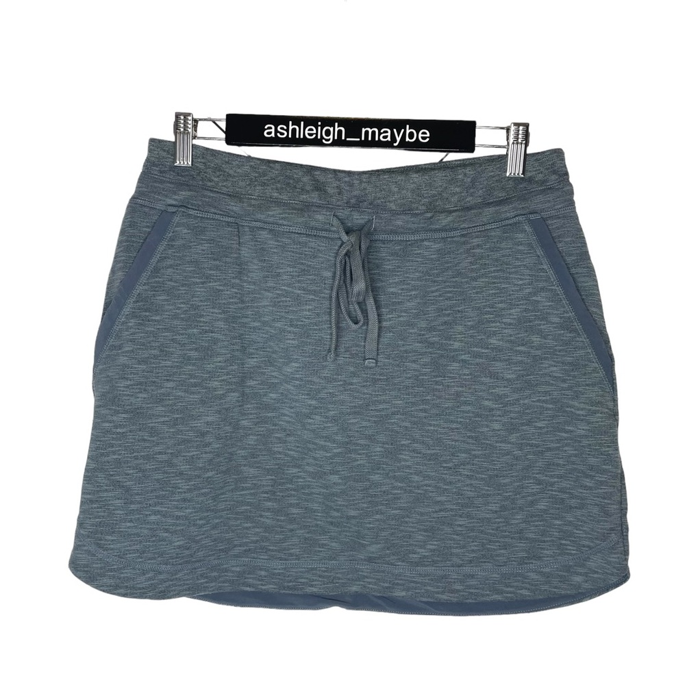 Athleta | Techie Terry Drawstring Knit Skirt Heat… - image 2